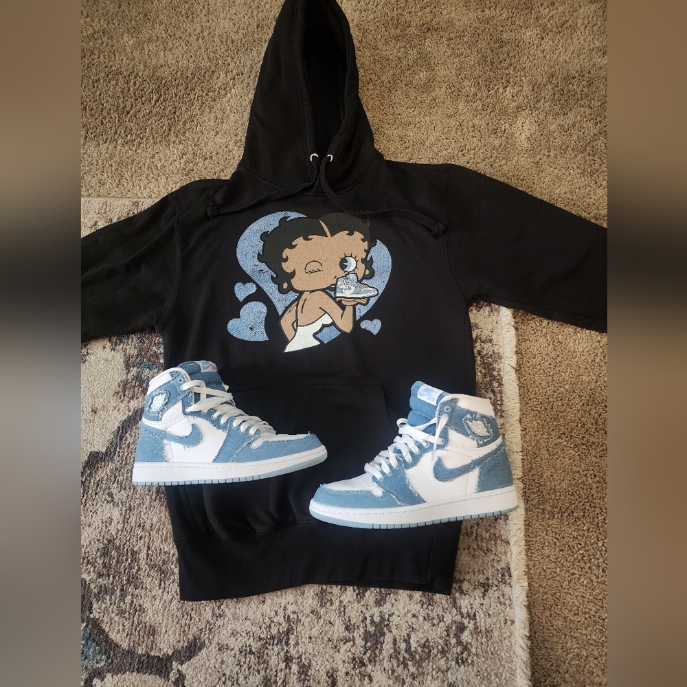 Nike air jordan mid denim